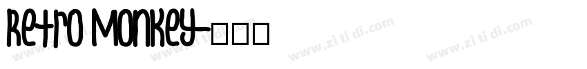 Retro Monkey字体转换